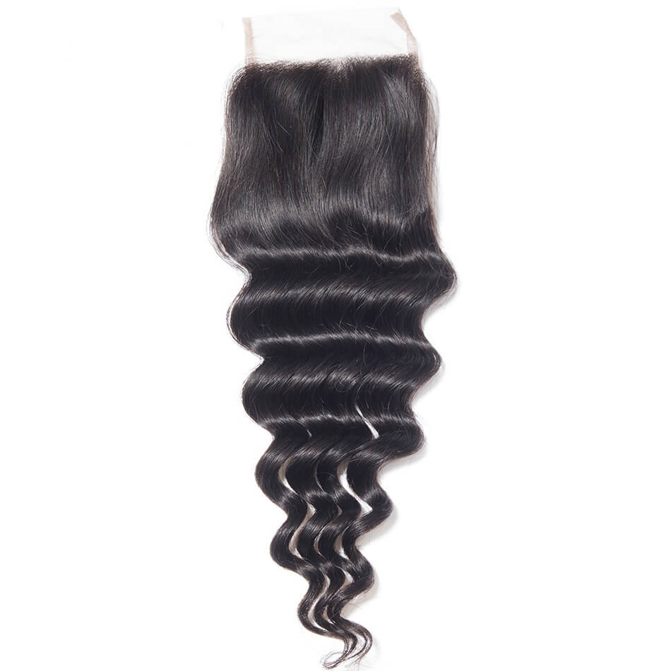 HD 5x5 raw loose wave closure piece