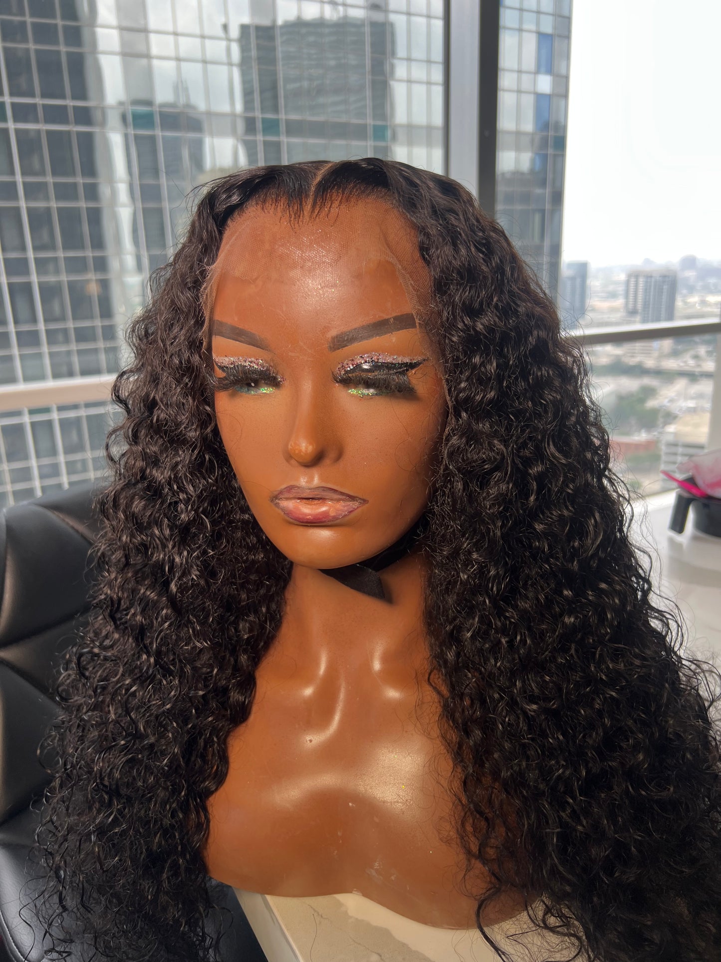 HD 13x4 Pineapple wave full frontal wig
