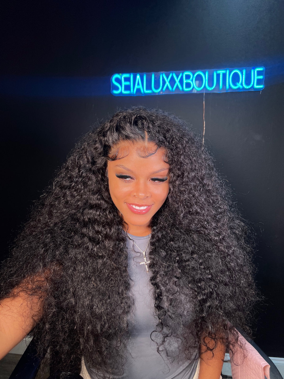 Used Peruvian Pineapple Wave FullLaceWig Pineapple Wave • full lace wig | Inner Faith Hair Company main image 4