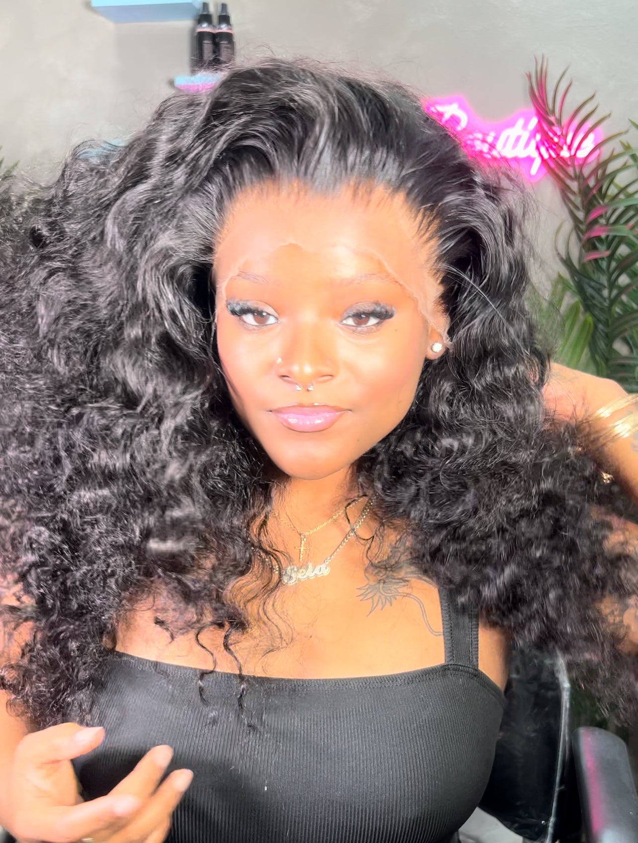 HD 13x4 Bahama Curly Frontal wig