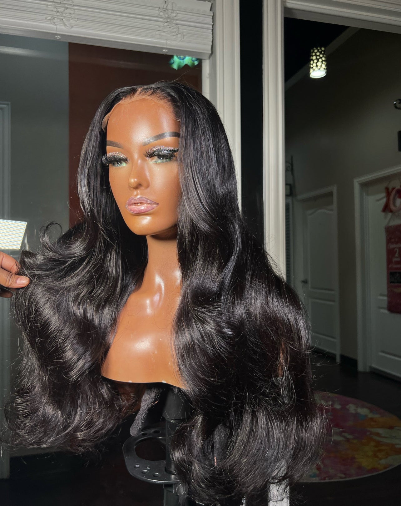 HD 5X5 Bombshell Wave closure wig