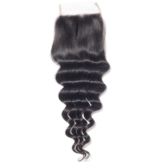 HD 5x5 raw loose wave closure piece