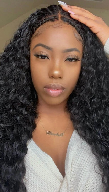 HD 6x6 Pineapple wave closure wig